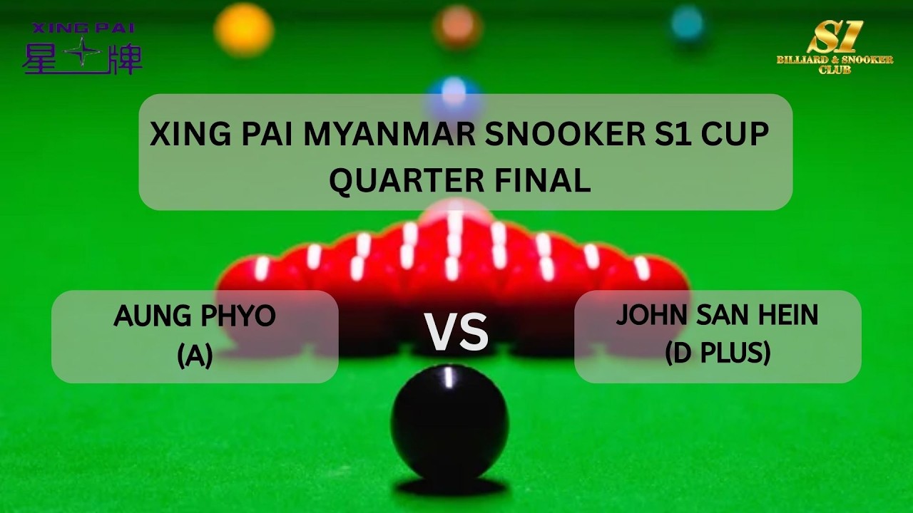 XING PAI MYANMAR SNOOKER S1 CUP