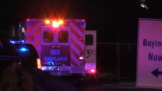 O'Face Bar Shooting Council Bluffs, Iowa - Victim being loaded into ambulance