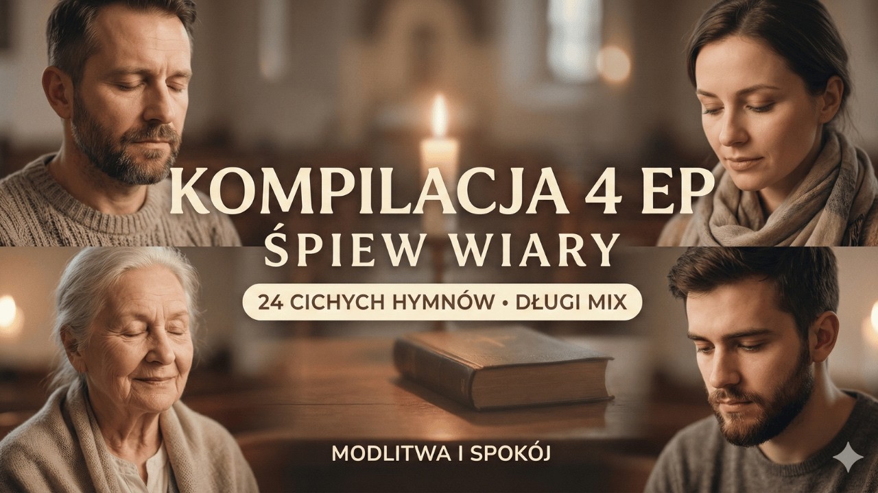 ŚPIEW WIARY — Kompilacja 4 EP | 24 Ciche Hymny po Polsku | Modlitwa i Spokój (Długi Mix)
