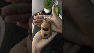 Soil clay കൊണ്ട് അടുപ്പും കലവും ചെയ്താലോ...🌝 #soilclay #handmade #shorts