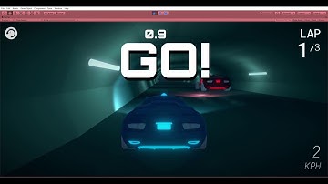 I edited the unity standard assets race car, again