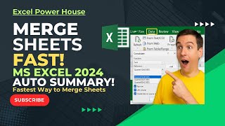 Excel Trick: Combine Multiple Sheets in Seconds! #excel #youtubevideo