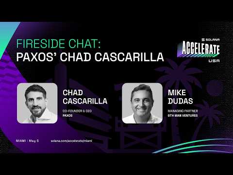 Accelerate USA 2026: Paxos' Charles Cascarilla