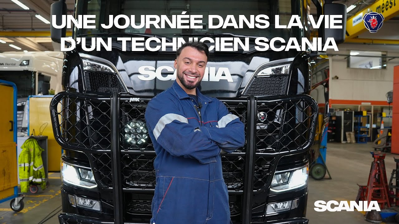 🔧 Une journée dans la vie d’un technicien Scania 🚛