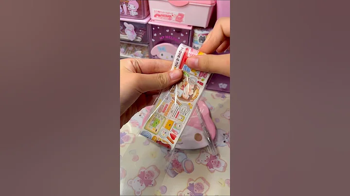 New cute stickers organizing 💝 ✨ #asmr #stationery #journaling #sticker #kawai #organizing