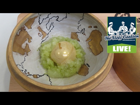 Adam Reid creates his Golden Empire dessert from Great British Menu