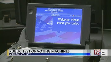 Voting Machine Testing