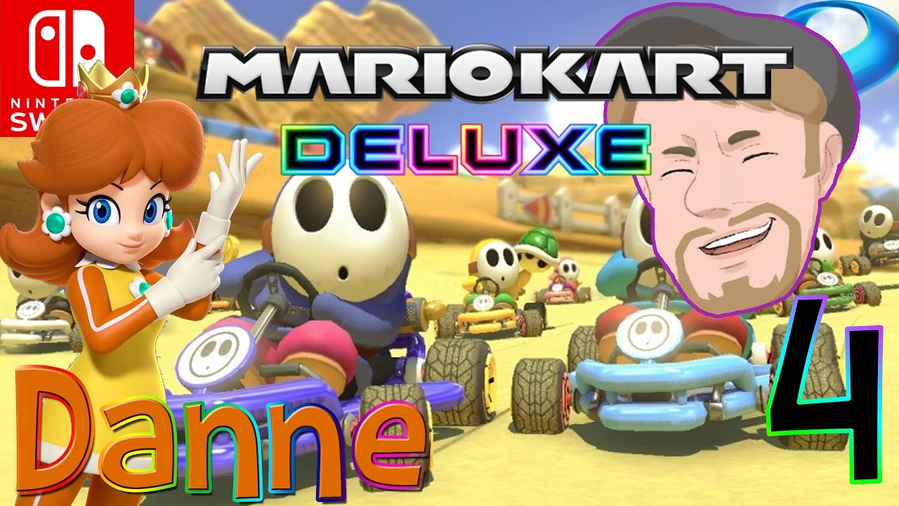NU KÖR VI!! :D | Mario kart 8 Deluxe På Svenska | Stream 4 | Med Danne