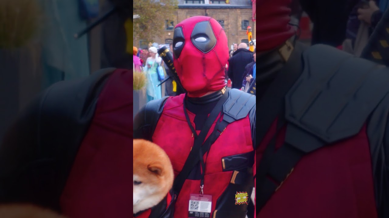 Deadpool and Wolverine and Dogpool Cosplay! #shorts #deadpool #wolverine #marvel #cosplay