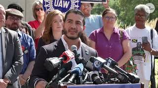 Full Abdul El-Sayed speech celebrates victory in Michigan Senate primary election vs. Haley Stevens