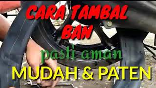 Cara MENAMBAL BAN MOTOR, PATEN