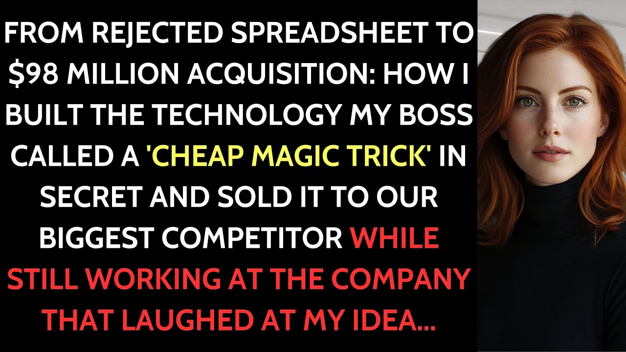 Director Rejected My AI Forecasting Tool – Competitor Bought It for 9 Figures