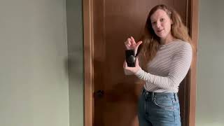SENY Modern Interior Door Knobs–Round Door Knobs with Rectangular Rosette, Dummy, Passage & Privacy