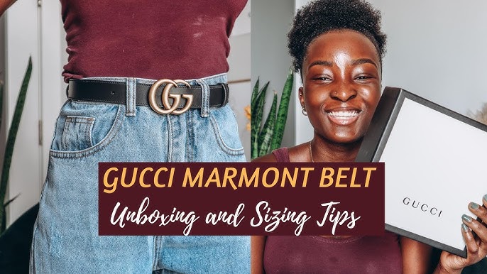 how to find your GUCCI BELT size for the PERFECT FIT