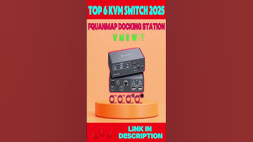 Top 6 KVM Switches in 2025 – 4K/8K Support, Dual Monitor, USB-C, Docking Stations!