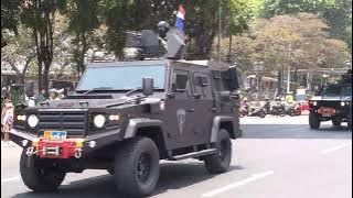 Konvoi Alutsista HUT TNI ke 78 MONAS