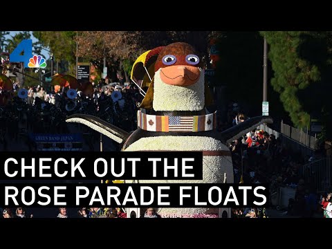 Video: Rose Parade Float Viewing - Cara Melihat Floats dari Dekat