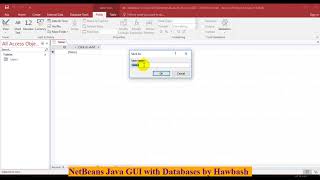 #01 Java+MS Access: Create Database in MS access