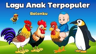 Kompilasi Lagu Anak Balita - Kukuruyuk Ayam Berkokok, Balonku Ada Lima Serta Lagu Anak Lainnya.