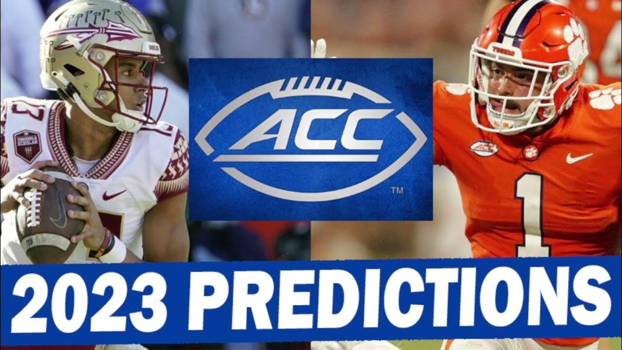 2023 ACC Predictions Standings & ACC Championship Game YouTube