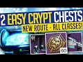 Destiny 2 | EASY CRYPT RAID CHESTS! New Route (All Classes), Deep Stone Crypt - DO THIS NOW!