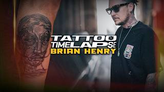 Salvador Dalí Tattoo By Brian Henry - Tattoo Timelapse | SullenTV