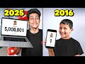 كنت بحلم بـ1000 مشترك بس وصلت لـ5 مليون قصتي من الصفر