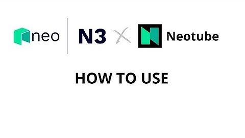 How to use Neo3tube (NEO Blockchain Tutorial)🎓