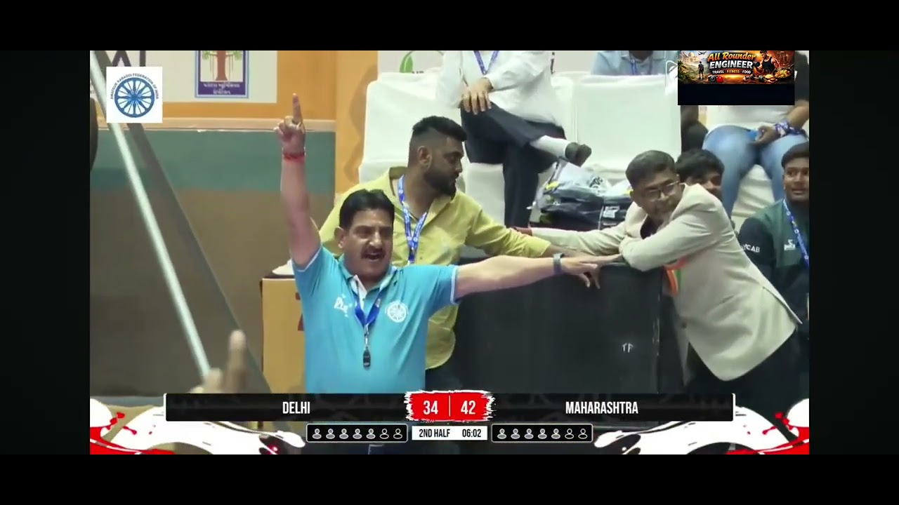 Maharashtra Vs Delhi | 72nd Senior National Men's Kabaddi Championship 2026 #kabaddi #pkl 