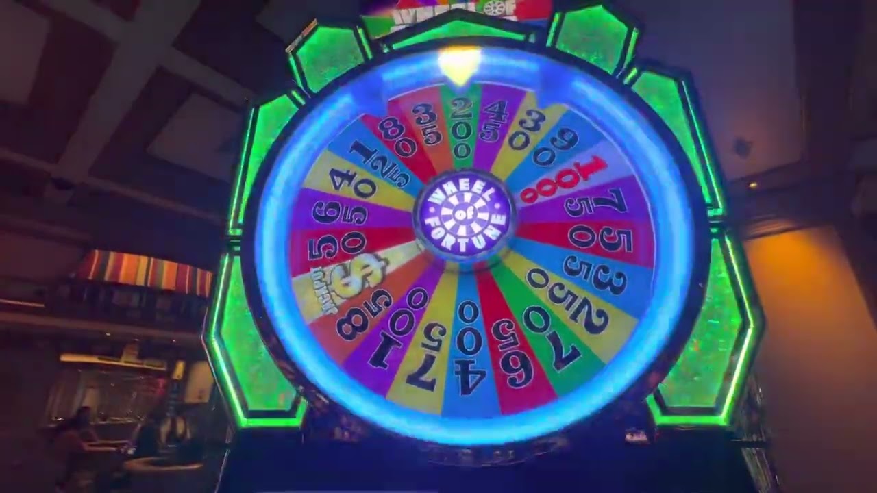 Live WHEEL OF FoRTUNE GOLD SPIN Action! #spins #vegasslots #fun