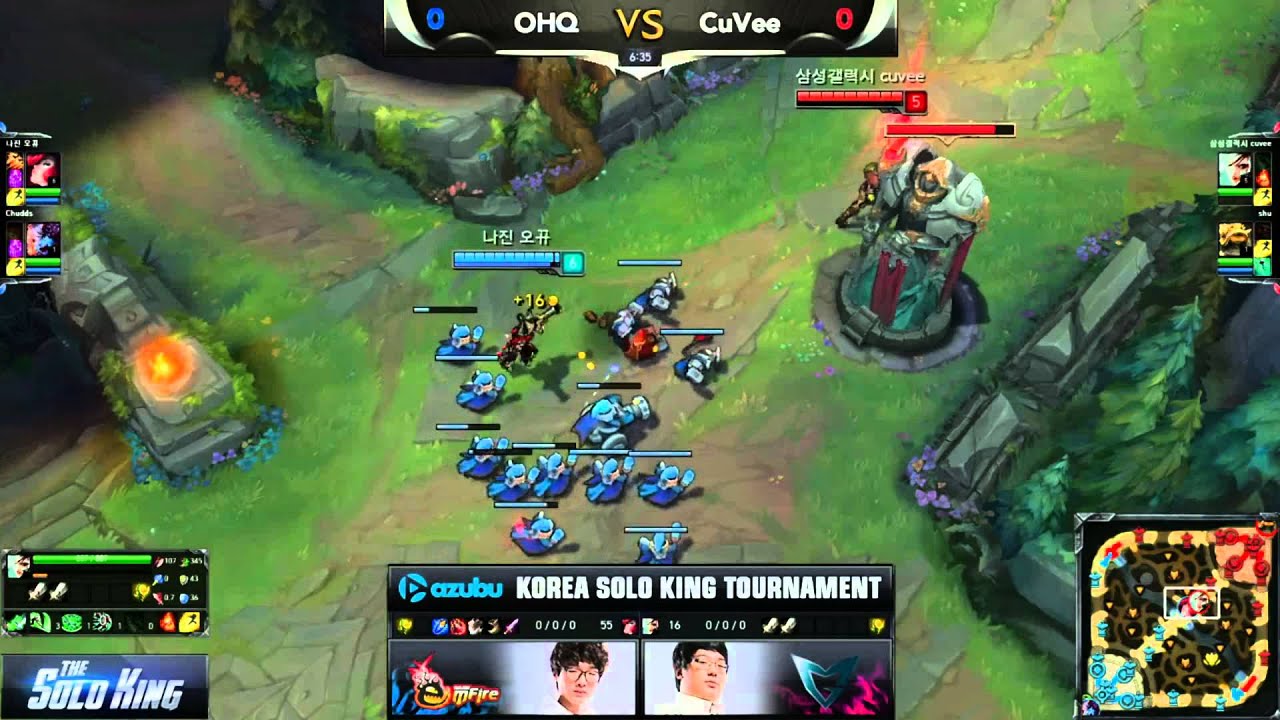 [THE SOLO KING] OHQ vs CuVee (Trận 1) YouTube