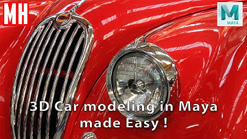 3D Car Modeling in Maya 2020 made Easy ! Part #9