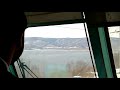 Байкал из кабины электровоза / View of lake Baikal from the locomotive cab