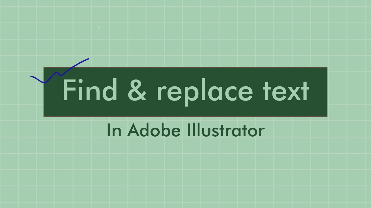 How to Find and Replace Text in Adobe Illustrator 2024 | #DesignStudio ...