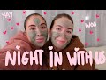 NIGHT IN WITH US!!! | vlog | Sophia and Cinzia | ad