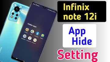 How to hide apps in Infinix note 12i/Infinix note 12i me app hide kaise kare/infinix app hide