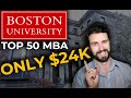 Boston University Online MBA | Top 50 MBA for ONLY $24K ??