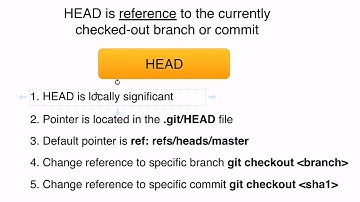 Git branches and Git HEAD: 55 What is HEAD in Git