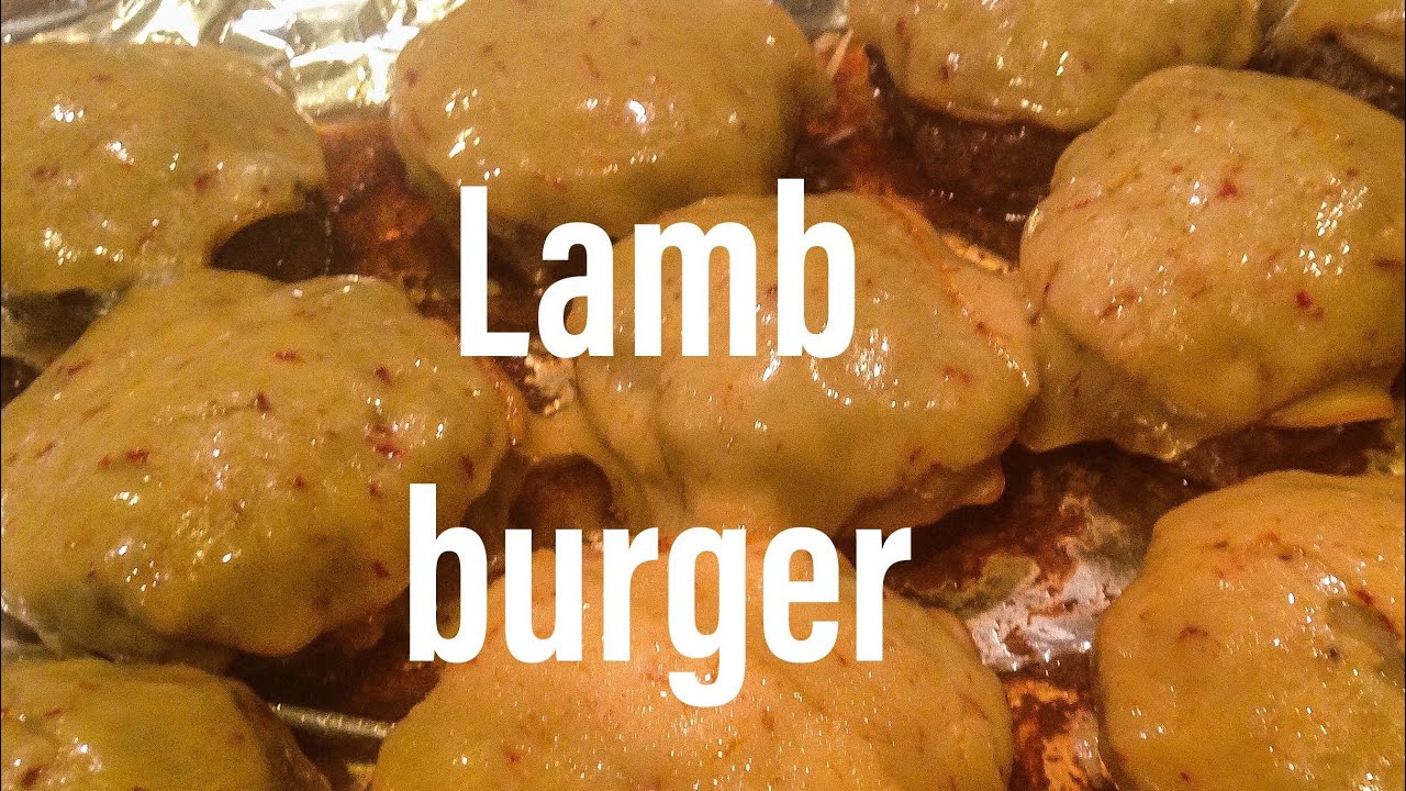 Lamb Burger and Herb Yogurt Sauce YouTube