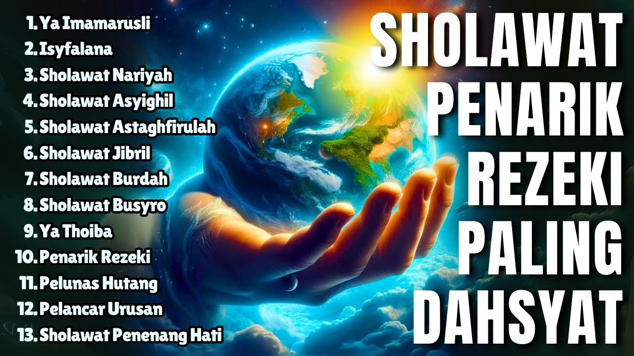 JANGAN KAGET! Rezeki Datang Bertubi-tubi | Sholawat Jibril & Busyro Bikin Tenang Hati & Kaya Harta