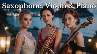 Ischia Moonlight 🌙🎷 Soft Saxophone, Violin & Piano Jazz for Deep Sleep & Relaxation screenshot 3