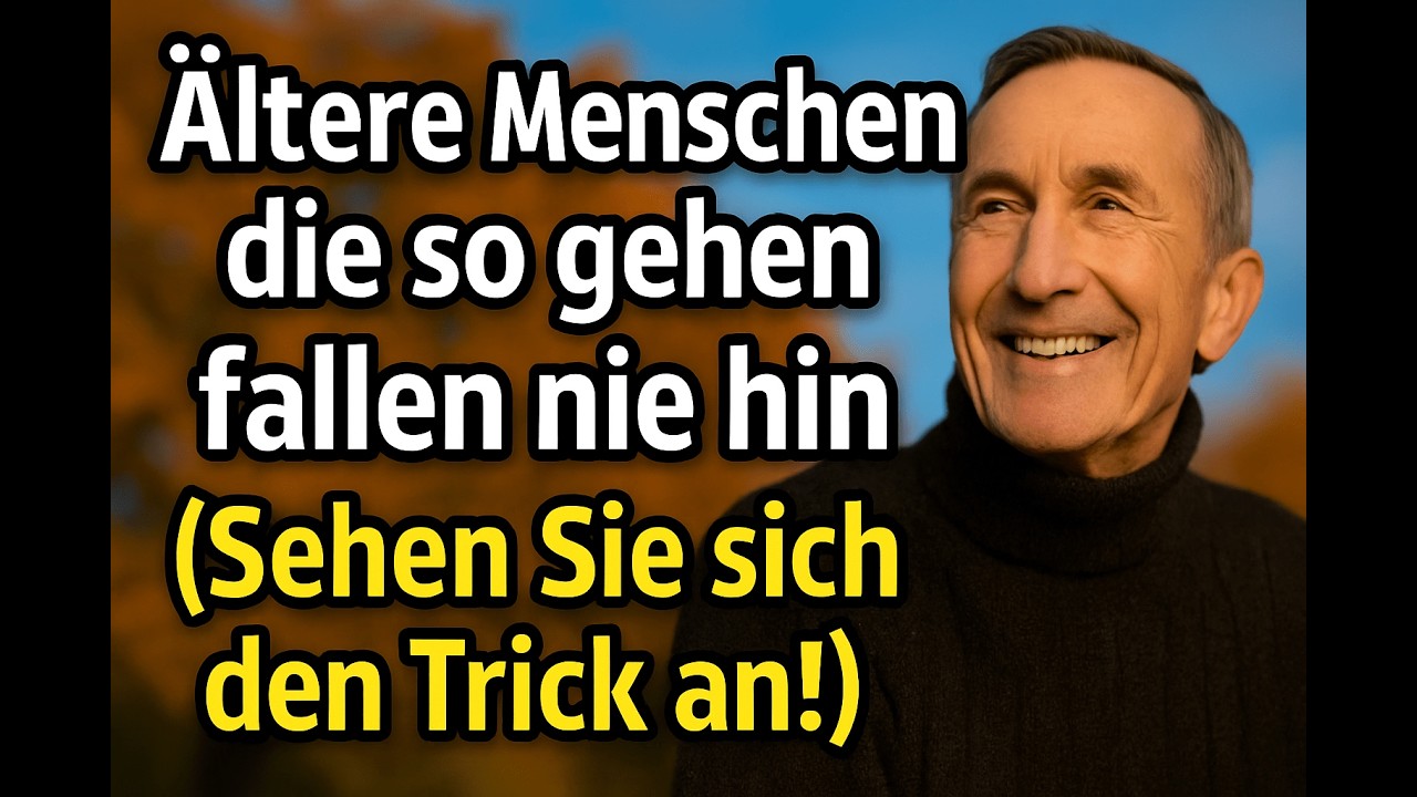 So gehen Senioren, die nie stürzen – 6 einfache Tricks gegen gefährliche Stürze