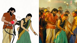 Malle Chettu Kinda - Drawing meme | Telugu Songs | Vaishnavi Sony | Kalyan Keys