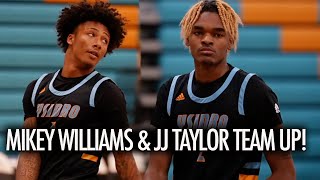 Mikey Williams FIRST GAME With NEW TEAMMATE JJ TAYLOR in San Ysidro!