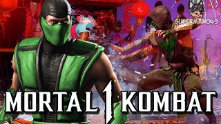 AMAZING KLUTCH WITH REPTILE!  Mortal Kombat 1: 'Reptile' Gameplay (Frost Kameo)