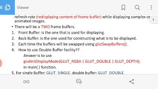 Double Buffering, Features of Good Interactive Programs