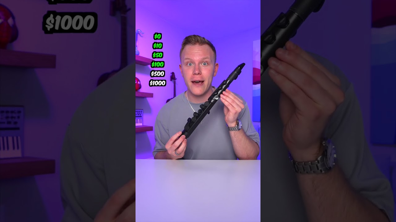 Кларнет за 0 долларов против кларнета за 1000 долларов!