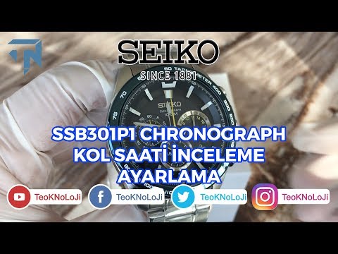 #Seiko #SSB301P1 #Chronograph #Erkek #kolsaati inceleme ve ayarlama