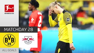 BVB Can't Stand Leipzig's Pressure | Borussia Dortmund - RB Leipzig 1-4 | All Goals | MD 28 - 21/22