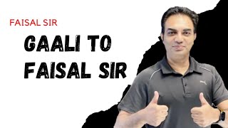 Faisal sir ko gaali | Funny Faisal sir 😂❤ | #op #goat #shorts #funny #neet #jee #apnikaksha